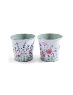 CACHEPOT 30852 METALLO 15X13,5CM ASSORTITO