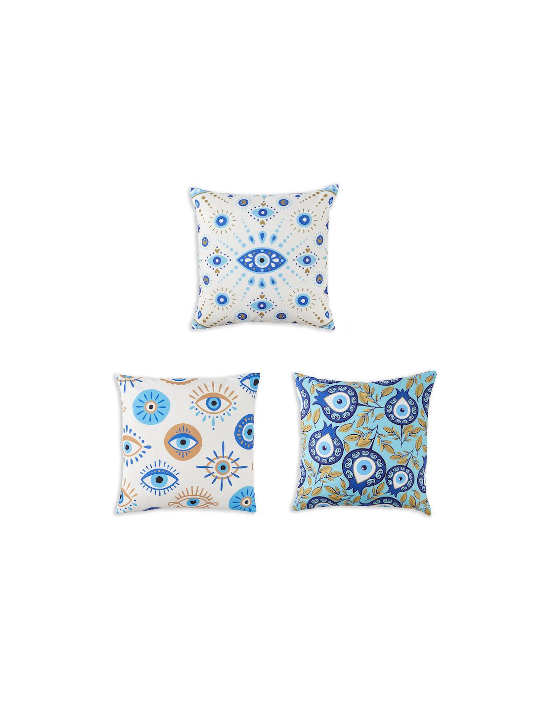 CUSCINO 39466 OCCHIO 40X40CM POLIESTERE ASSORTITO