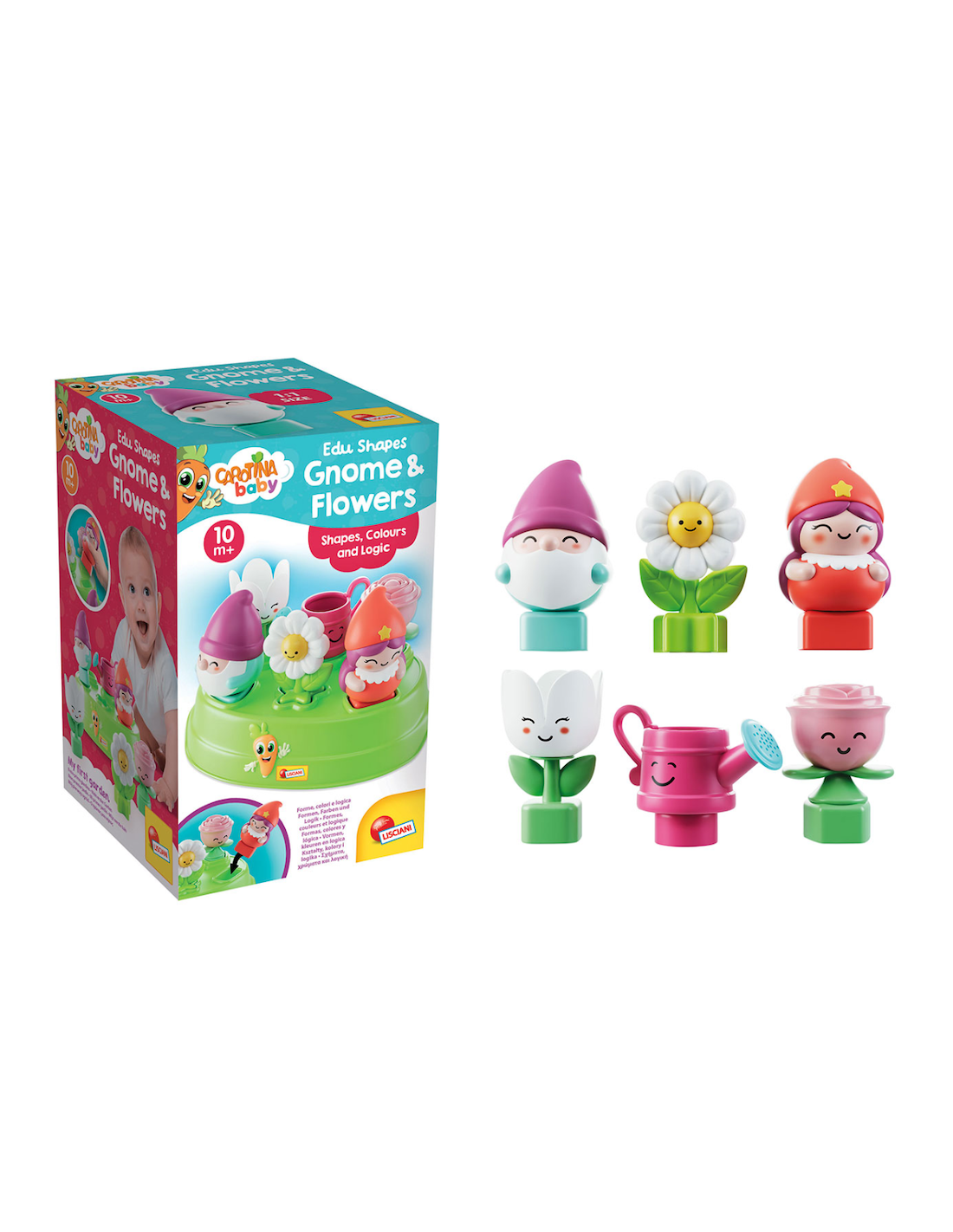 CAROTINA BABY GNOMI FIORI FORME E LOGICA