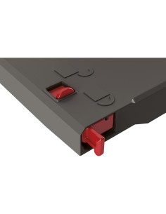 Keter Gulliver, armadio portascope da esterno, 8 ripiani pieghevoli, 80x44x182 cm, balcone, giardino, sabbia, beige, resina