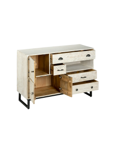 Atmosphera – Credenza a 3 ante Ajay in mango 115x80 cm