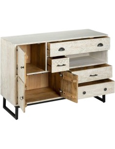 Atmosphera – Credenza a 3 ante Ajay in mango 115x80 cm