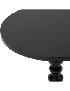 Atmosphera – Tavolino da appoggio "Alix" nero 50x38x38 cm