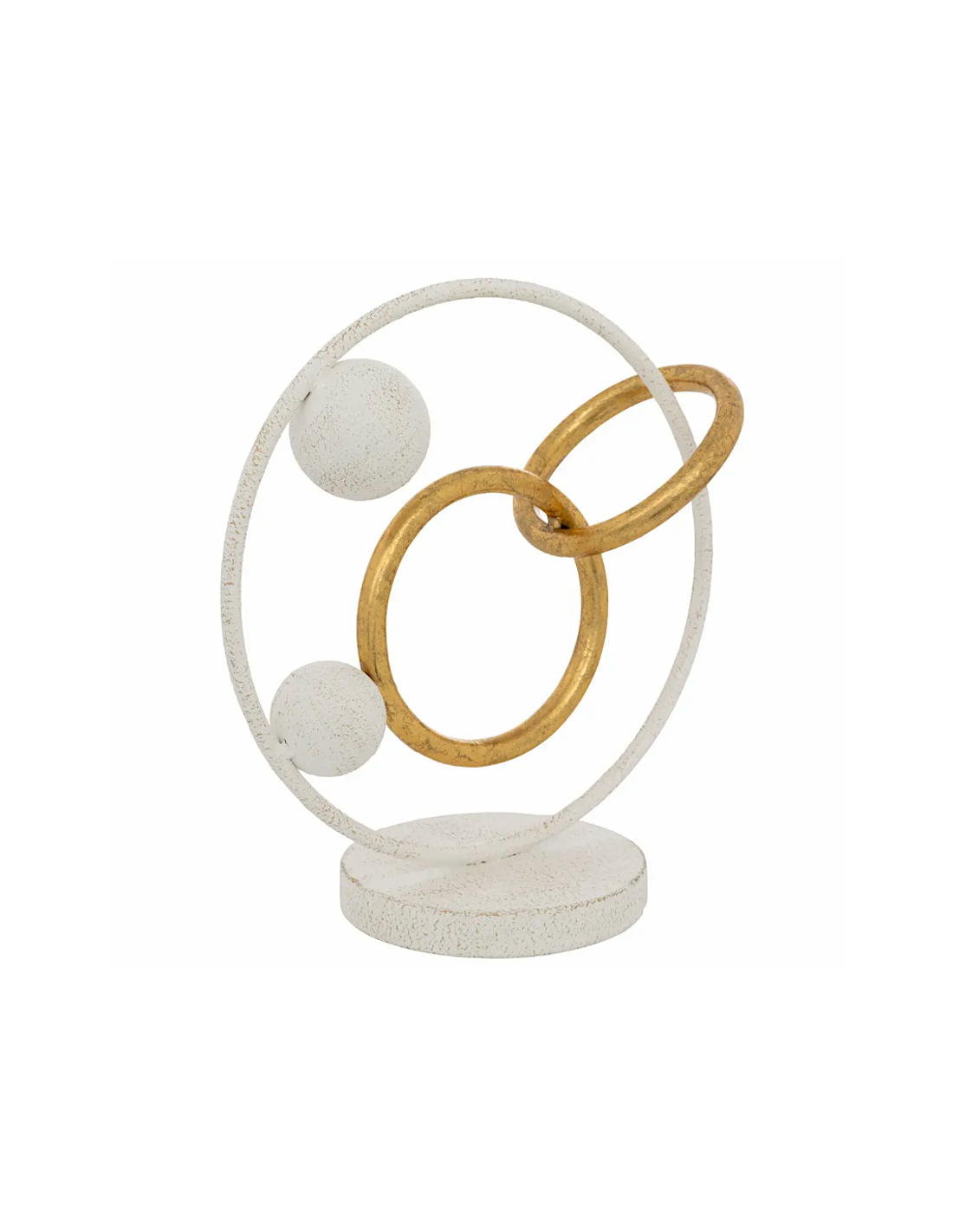 Decorazione da tavolo Rob bianca H30 cm Atmosphera