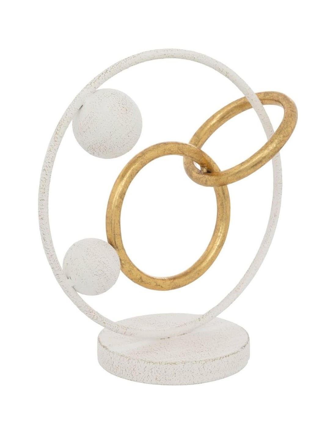 Decorazione da tavolo Rob bianca H30 cm Atmosphera