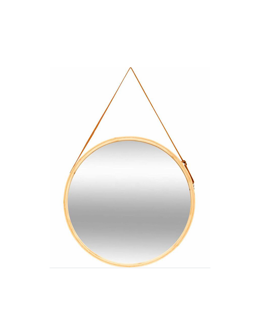 SPECCHIO 206971 BAMBOO/CUOIO D50CM