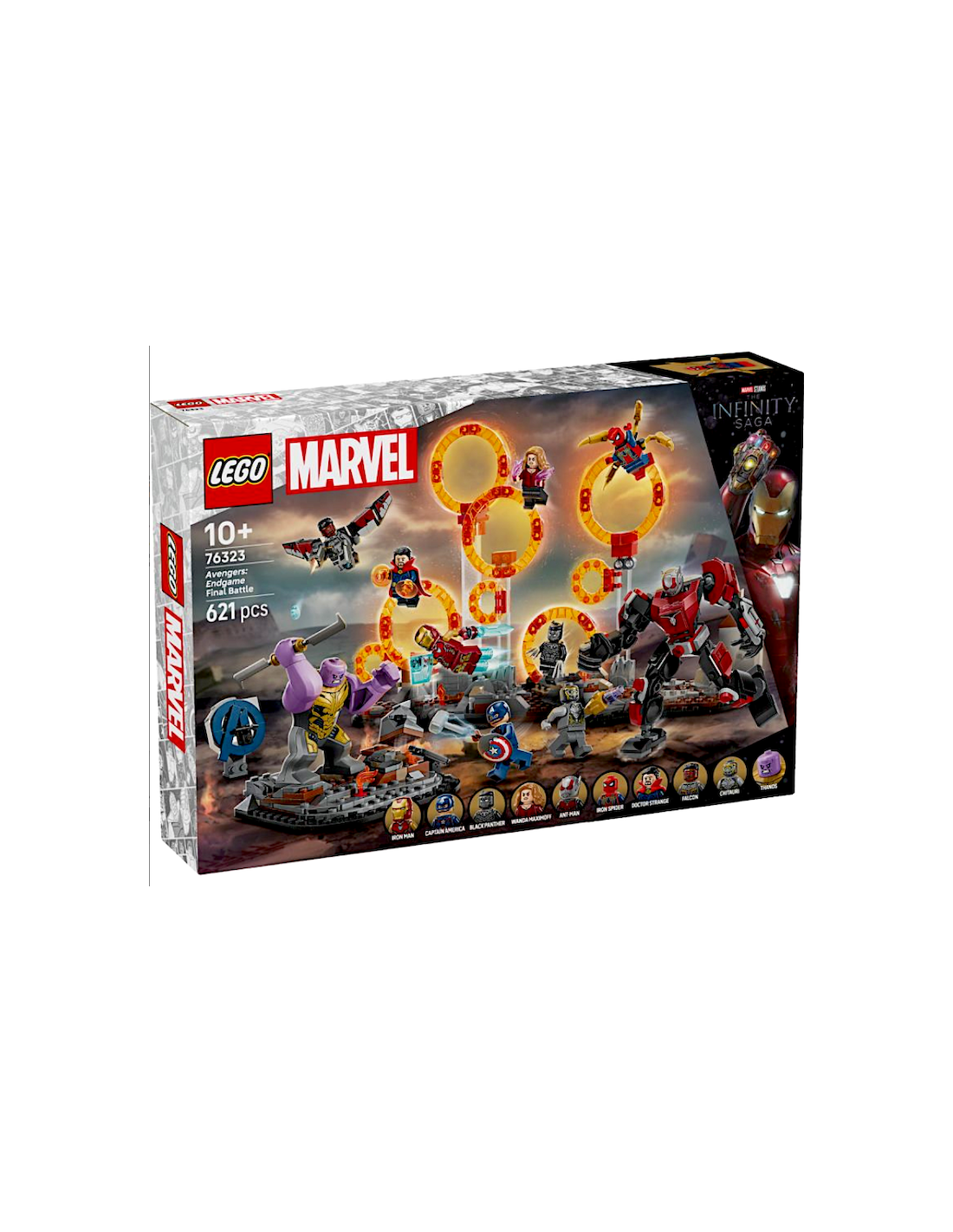 LEGO MARVEL 76323 AVENGERS ENDGAME BATTAGLIA FINALE, SUPEREROI  GIOCATTOLO +10 ANNI
