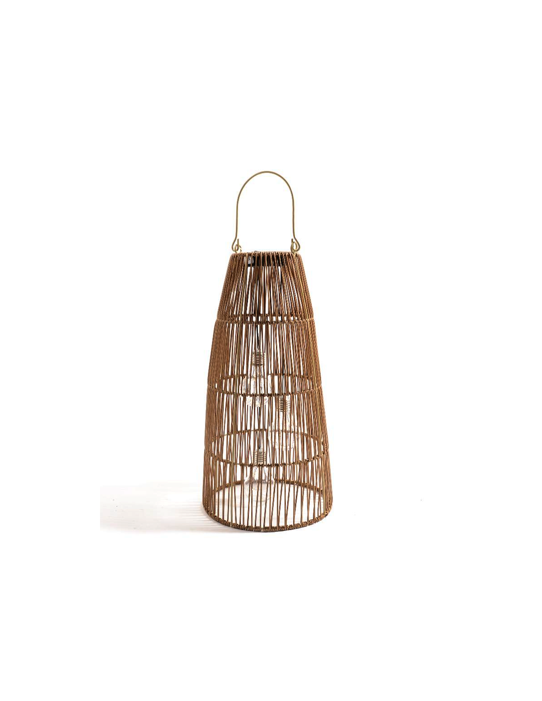 LANTERNA SOLARE 31514 METALLO/PLASTICA 23X45CM