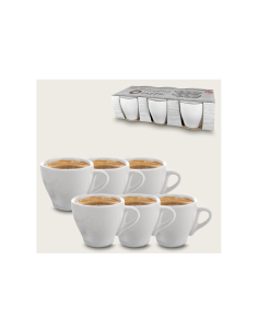 SET 6 TAZZINE CAFFE' 58060 BIANCHE