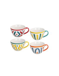 Tognana Vietri Set 4 Tazze Jumbo Colazione 560 cc