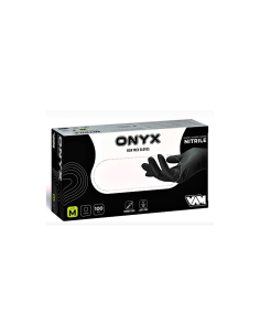 CONF 100 GUANTI NITRILE MIS.M NERO