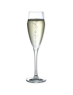 Set 6 Flute Champagne RCR Ego in Cristallo Luxion – 18 cl, Eleganza Made in Italy