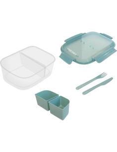 Pedrini Scatola Portapranzo 04GD298 con Posate e Scomparti