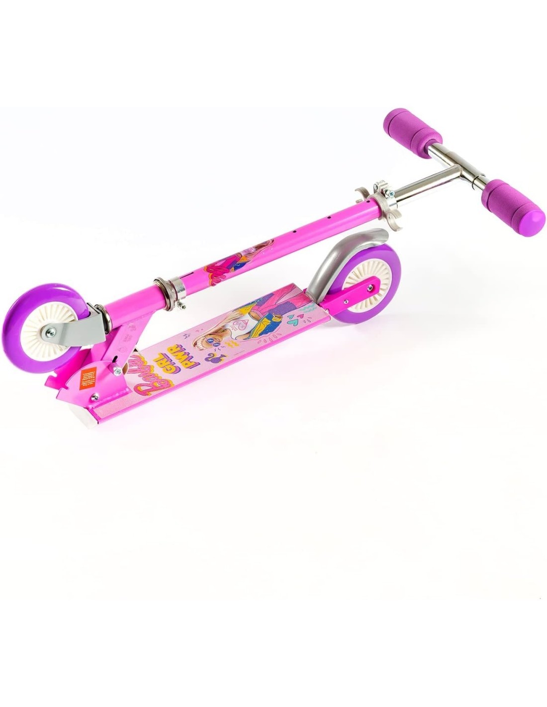 MONOPATTINO 2 RUOTE BARBIE GIOCATTOLO BAMBINI, ROSA