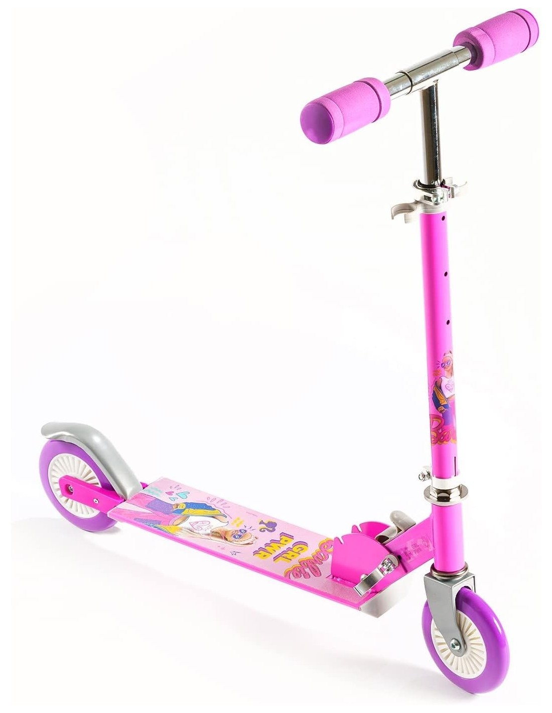 MONOPATTINO 2 RUOTE BARBIE GIOCATTOLO BAMBINI, ROSA
