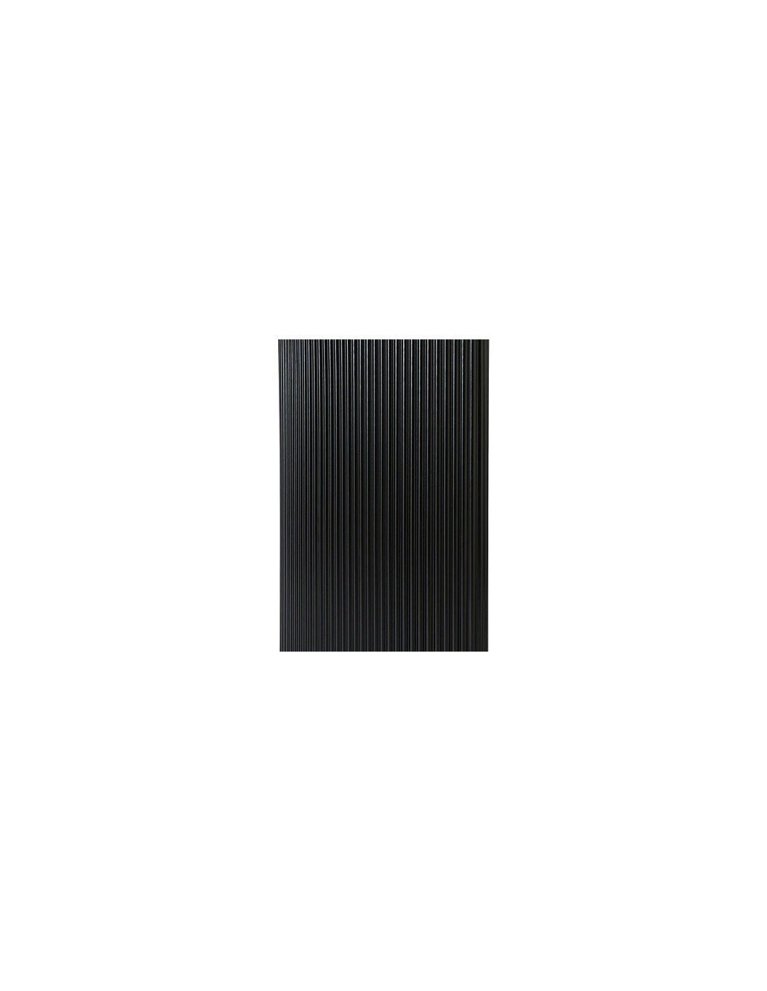 Console Olova, L. 120 cm, P. 40 cm, A. 80 cm, MDF nero