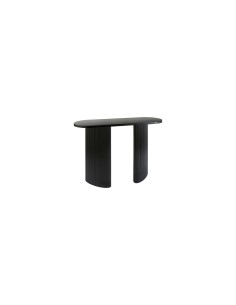 Console Olova, L. 120 cm, P. 40 cm, A. 80 cm, MDF nero