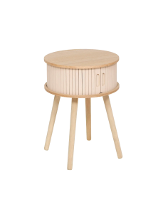 Comodino, 2 ante, crema, 54x40x40 cm, ATMOSPHERA CREATEUR D'INTERIEUR