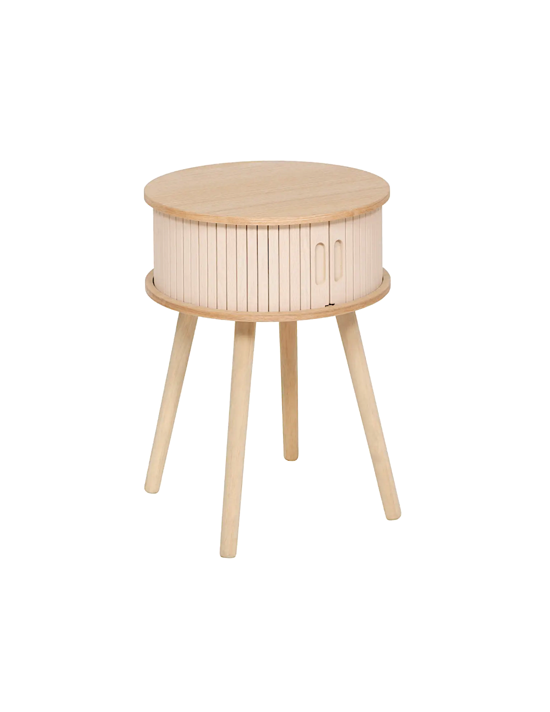 Comodino, 2 ante, crema, 54x40x40 cm, ATMOSPHERA CREATEUR D'INTERIEUR