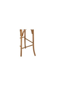 Sedia da bar alta Isak, rovere naturale, beige, L. 47 x P. 52 x H. 110 cm, 5 Kg, legno massiccio