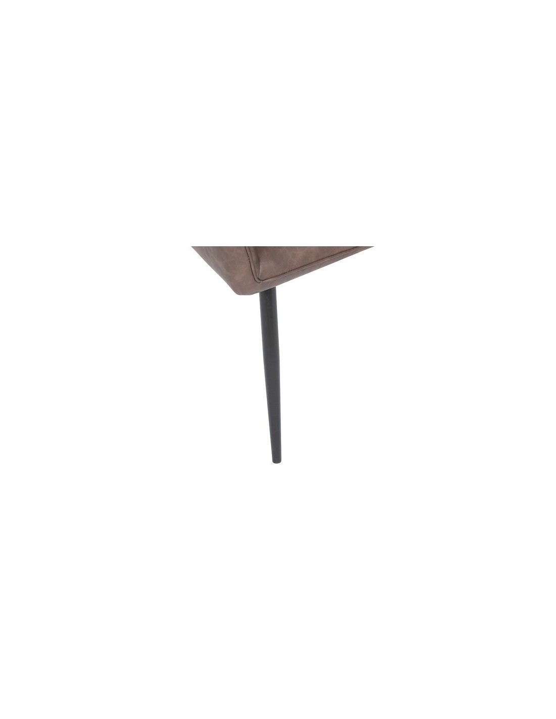 Poltrona da pranzo, Visoca, marrone, acciaio, 61,5x57x83 cm, stile moderno