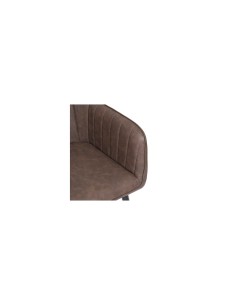 Poltrona da pranzo, Visoca, marrone, acciaio, 61,5x57x83 cm, stile moderno