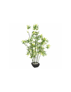 Bambù artificiale, con vaso, altezza 122 cm, pianta decorativa verde, 50 x 42 x 122 cm