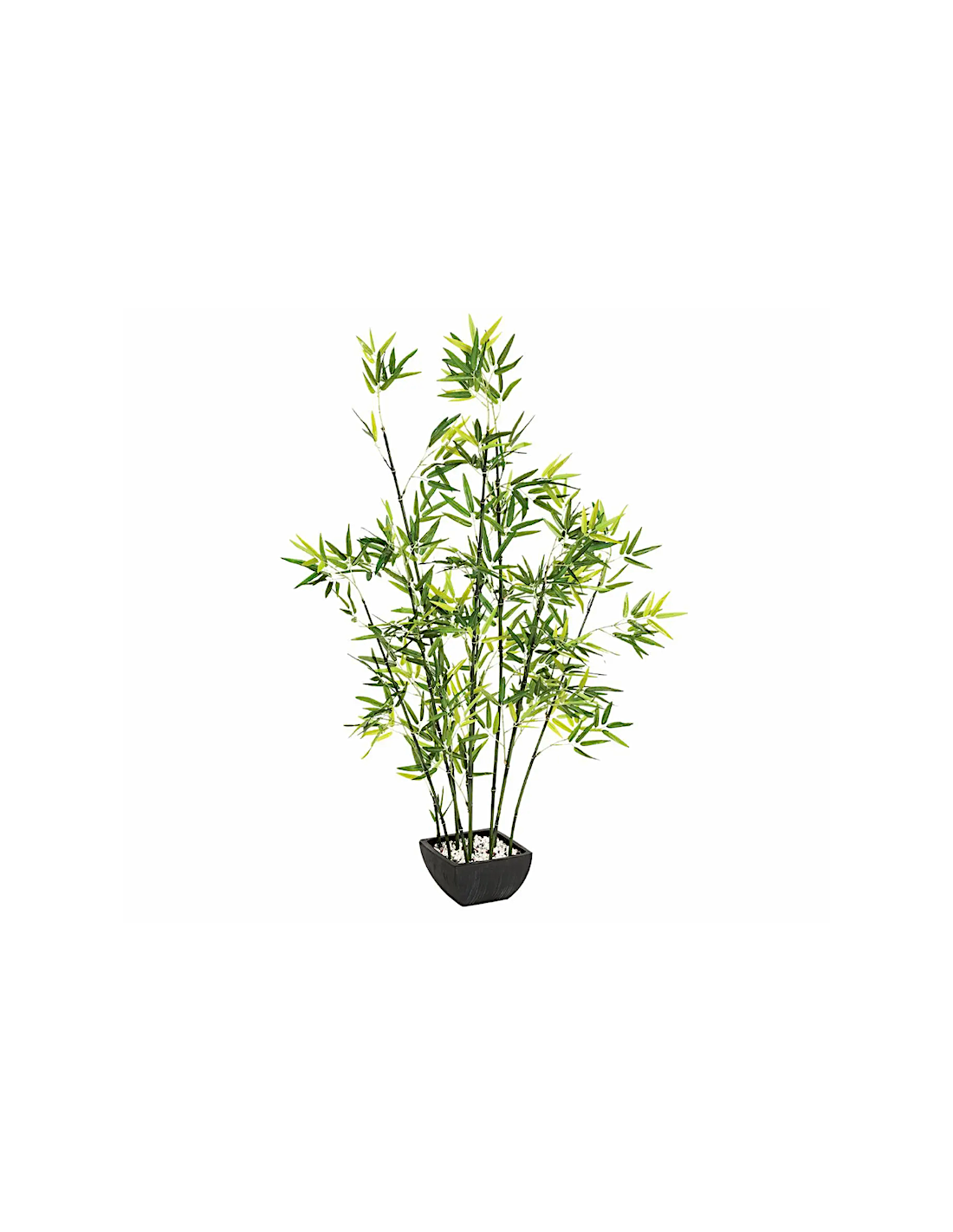 Bambù artificiale, con vaso, altezza 122 cm, pianta decorativa verde, 50 x 42 x 122 cm