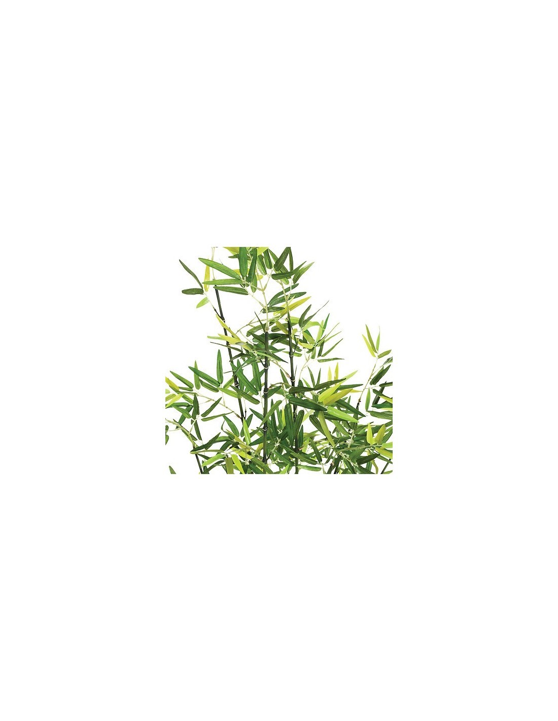 Bambù artificiale, con vaso, altezza 122 cm, pianta decorativa verde, 50 x 42 x 122 cm