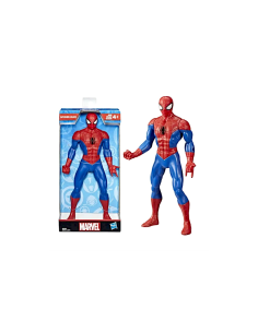 MARVEL E6358, SPIDERMAN 25 CM, ACTION FIGURE, PERSONAGGIO SNODABILE, SUPEREROI AVENGERS