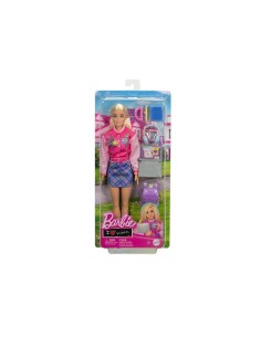 BARBIE HRG84, BAMBOLA CON ACCESSORI SCUOLA, GIOCATTOLO EDUCATIVO, 3+ ANNI, BAMBINE