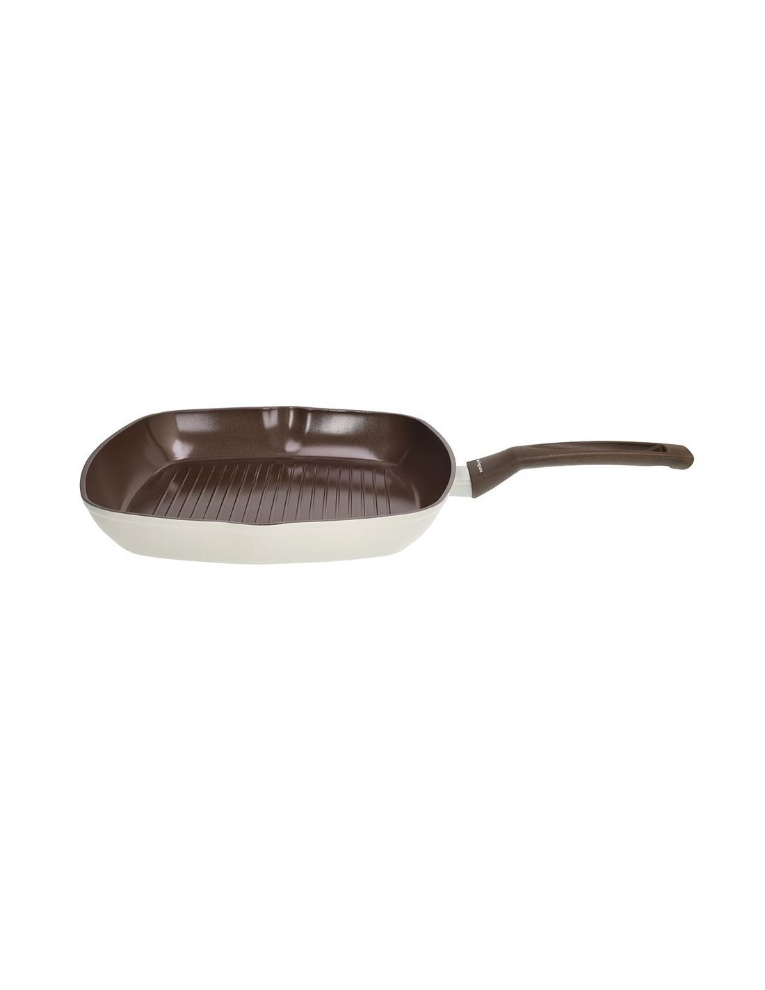 Grill Quadra 28x28 cm Tognana Sintonia in Alluminio Riciclato – Antiaderente PFAS Free, per Induzione