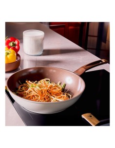 Wok 28 cm Tognana Sintonia in Alluminio Riciclato – Antiaderente Ecologico PFAS Free, per Induzione