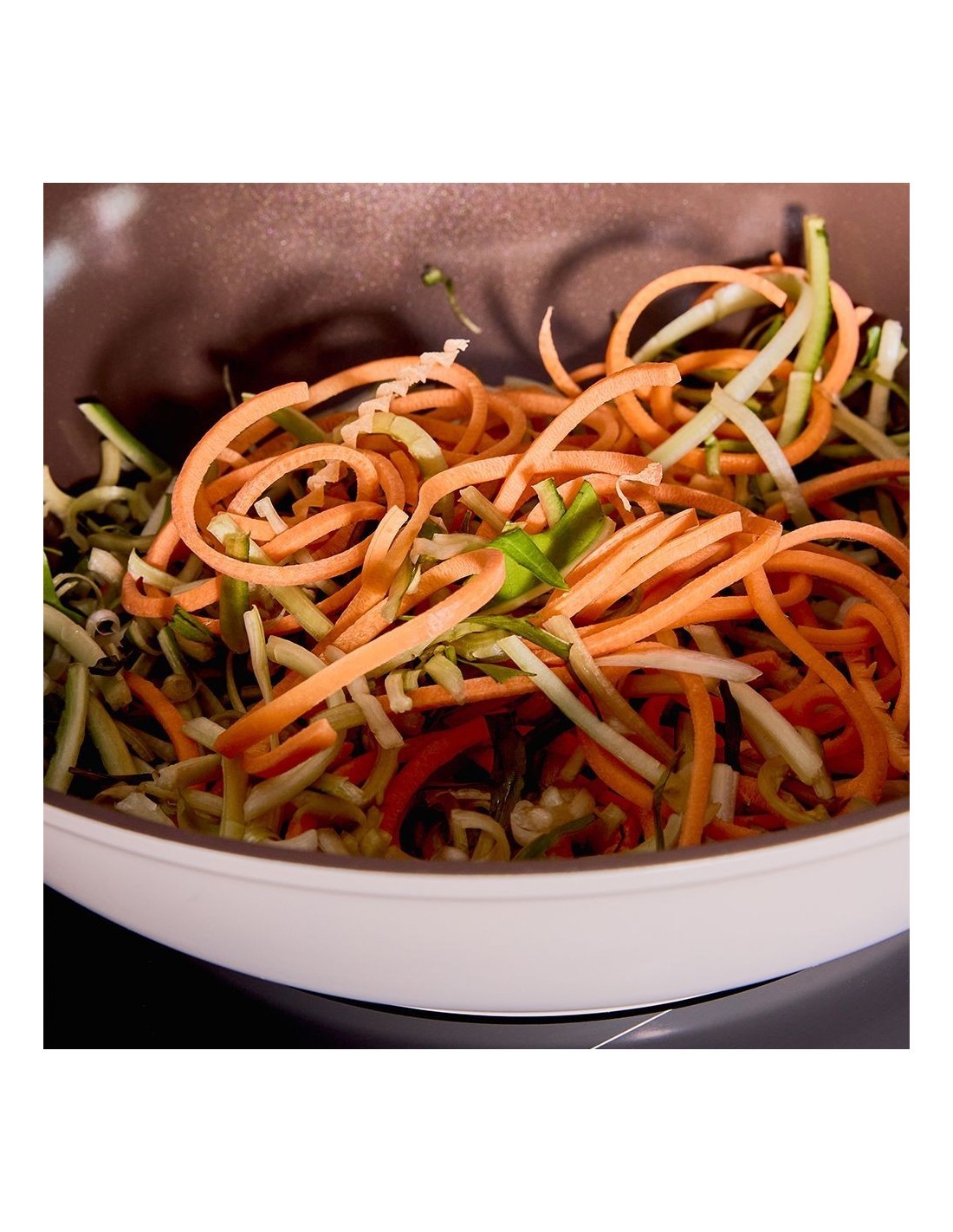 Wok 28 cm Tognana Sintonia in Alluminio Riciclato – Antiaderente Ecologico PFAS Free, per Induzione