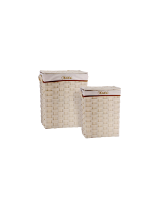 PORTABIANCHERIA 116787 1 MIS POLIESTERE CREMA 38X28X50CM