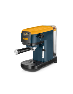Ariete macchina caffè espresso Mango Yellow, 15 bar, per cialde e polvere, cappuccini cremosi, design colorato e vivace