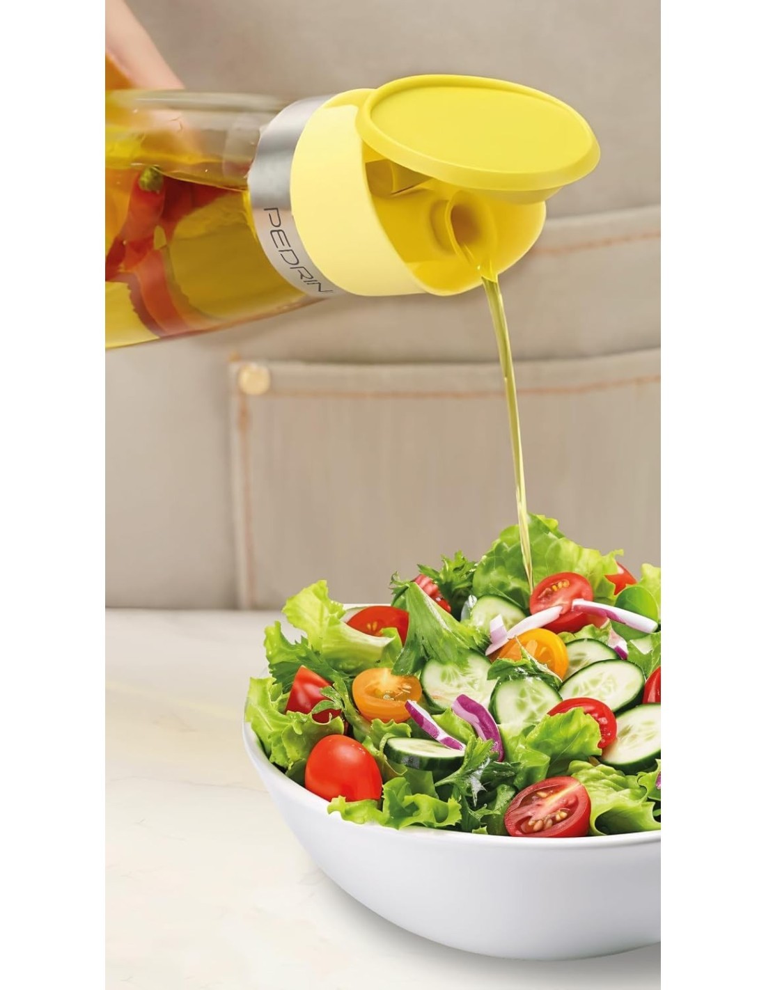 PEDRINI, DISPENSER VETRO OLIO E ACETO, 320 ML