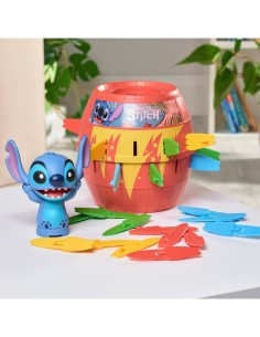 Stitch Pop‑Up Disney – Gioco da Tavolo Interattivo con Barile e Tavole da Surf