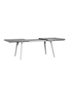 TAVOLO HARMONY ANTRACITE/BIANCO 162/241X100CM ALLUNGABILE