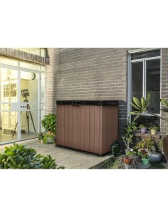 BAULE PORTATTREZZI DARWIN RESINA 140X80X120CM MARRONE