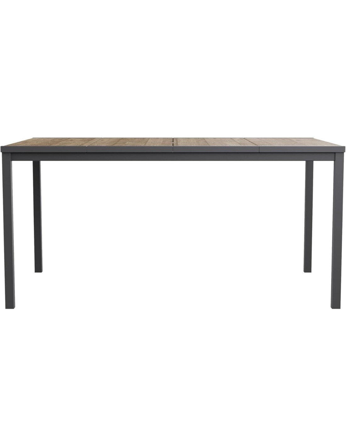 TAVOLO PORTO STRUTTURA GRAFITE 200X95X75CM EFFETTO LEGNO