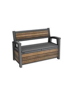 PANCHINA CONTENITORE RESINA 132X61X89CM RESINA
