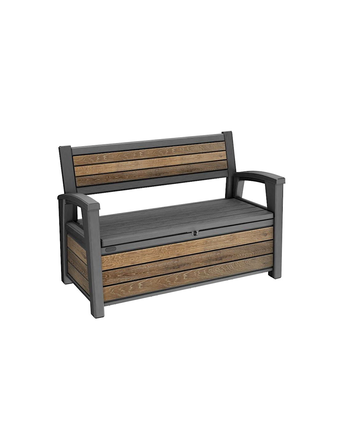 PANCHINA CONTENITORE RESINA 132X61X89CM RESINA