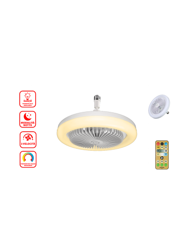 VENTILATORE LED DA SOFFITTO ASTRO D26CM