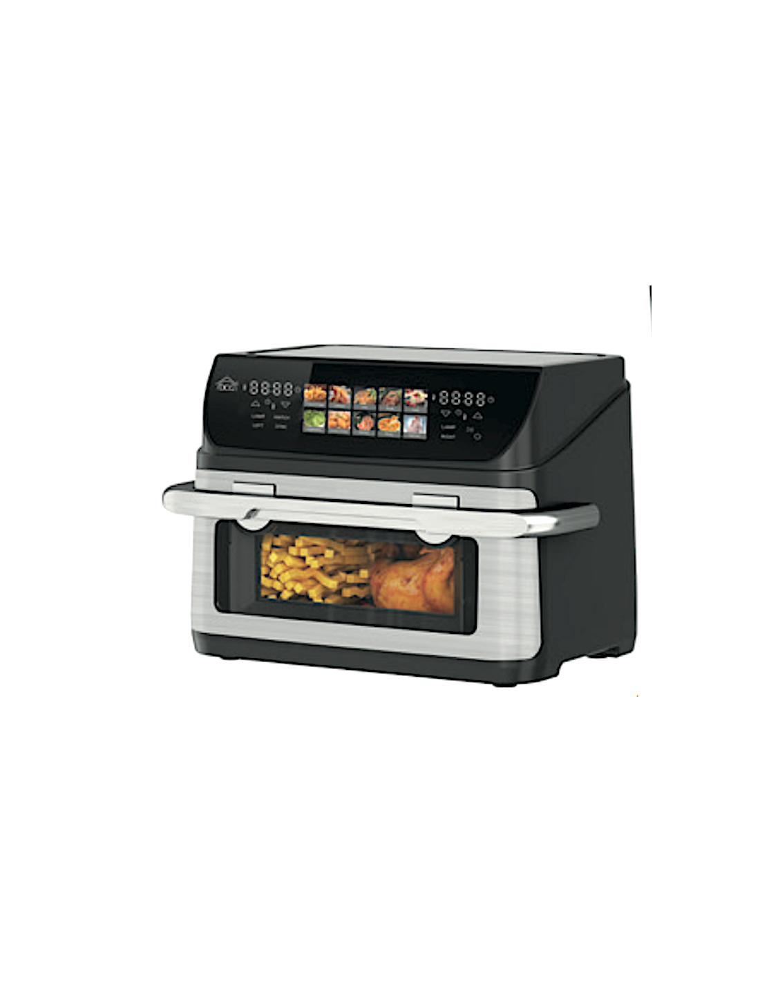 Friggitrice ad Aria DCG FR3613D, 10 litri, Display Touch, 10 Programmi, Funzione Scongelamento