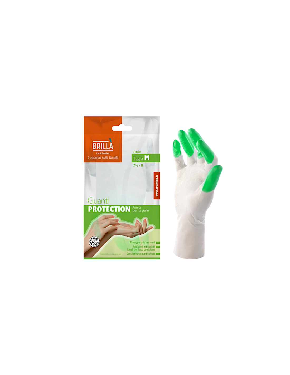 COPPIA GUANTI PROTECTION TAGLIA M PVC