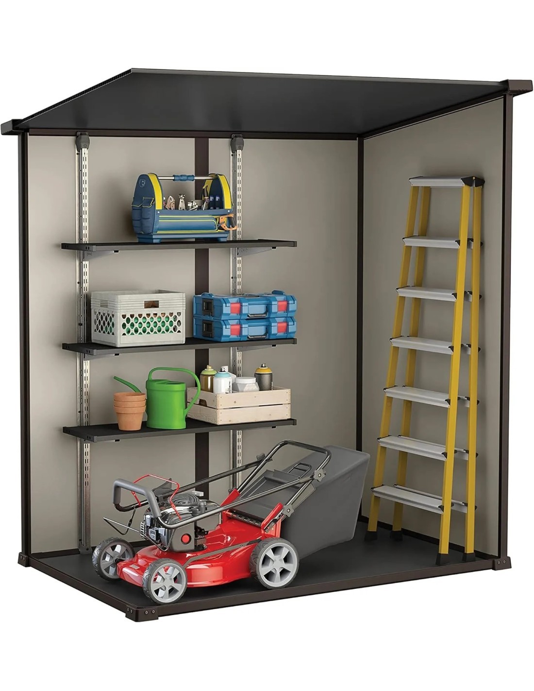 CASETTA DA GIARDINO MANOR PENT 6X4 BEIGE