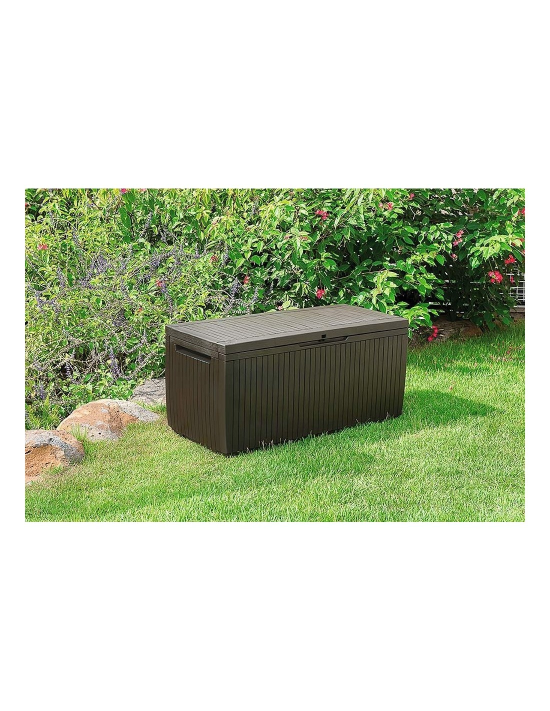 BAULE CONTENITORE SPRINGWOOD MARRONE 123X53X57CM