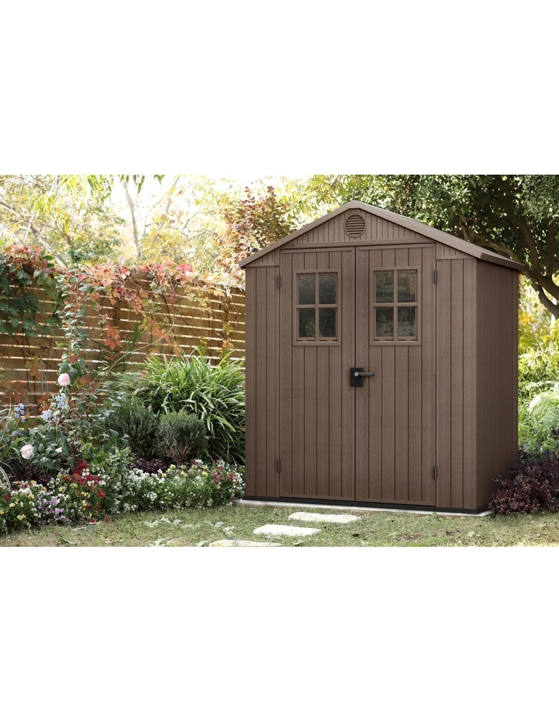 CASETTA DA GIARDINO DARWIN 6X4 EFFETTO LEGNO