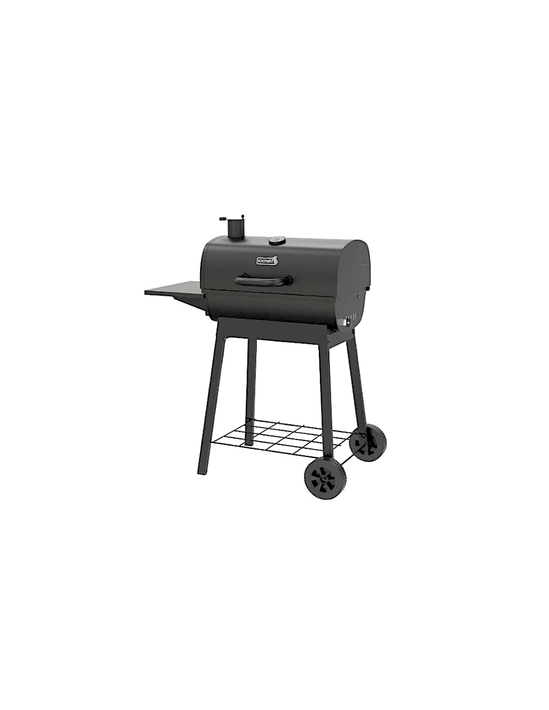 Barbecue a carbone semibarile Willy 57 con affumicatore